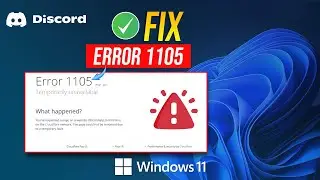 how to fix Discord Error Code 1105 Temporarily Unavailable on your Windows PC