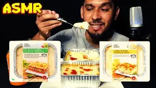 ASMR COMIDA LASANHA QUEIJO E LASANHA ESPINAFRE