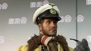 Prototype review D80148 WWII German Uboat commander Lehmann and E60058 periscope diorama by ToysTV.