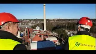 Studiebes&ouml;k p&aring; Igelsta Kraftv&auml;rmeverk