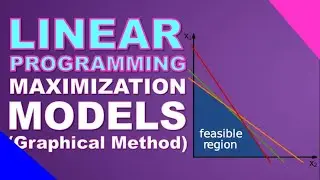 LINEAR PROGRAMMING  Maximization Model Graphical Method Lecture Series#2 | O R  | EASILY EXPLAINED!!