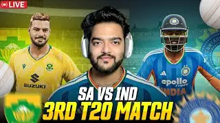 IND vs SA 3rd T20I Live in Cricket 26 | India vs South Africa T20 Live Gameplay | RushPlayz