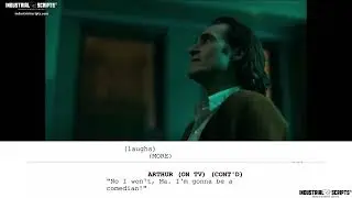 Classic Movie Scenes: JOKER (2019) // Murray Pokes Fun at Arthur // Script-to-Screen