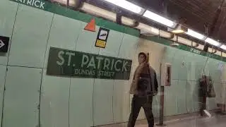 TTC TRAIN RIDE ST GEORGE STATION TORONTO OCT 9/23  CANADA