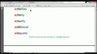 Fourth Grade Multi Syllable Words Lesson 1
