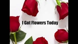 I Got Flowers Today