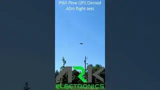 Pi6X Flow GPS Denied 40m flight test