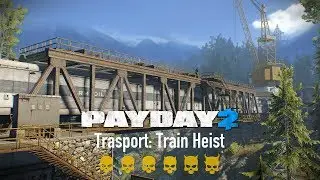 Payday 2 Transport: Train Heist Death Sentence (Solo Stealth)