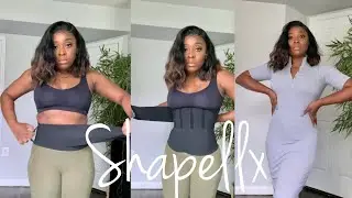 Trying On & Reviewing Instagram Onesize Fit All Shapewear Ft. Shapellx Wrap Belt