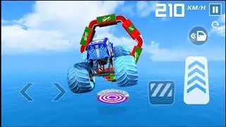 Monster Truck fire Mayhem! Insane Mega Ramp Stunts | Android Gameplay #3 🚛🔥