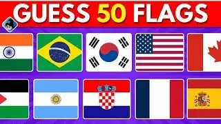 Guess All the 40 Flags of the World🏳️😯 | Guess the Country Flag Quiz 2025
