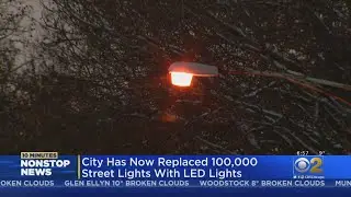 City Installs LED Streetlights