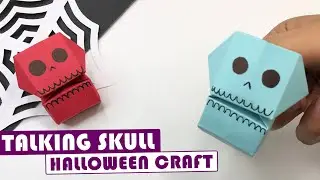 How to Make an Origami Skull | Easy Halloween Paper Craft