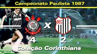 Corinthians 4 x 2 Bandeirante - 29 / 04 / 1987 ( Estreia de Everton )