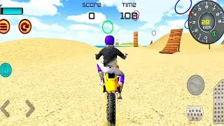 Motocross Offroad Mountain Beach Bike Stunt Racing Game | Bike Games | #Bike 3D Game