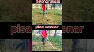 MANA YANG BAGUS POTONG RUMPUT PAKAI PISAU ATAO SENAR #shortvideo #shorts