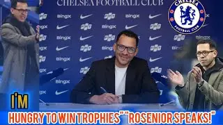 🚨LIAM ROSENIOR VOWS TO WIN TROPHIES: CONFIDENT & HUNGRY FIRST CHELSEA PRESS CONFERENCE
