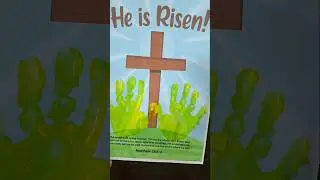 Resurrection Art: He is Risen! 🌸🎨 #EasterArt #HeIsRisen #HandPainting