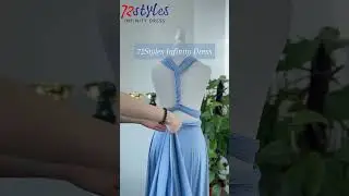 How to wear a convertible infinity dress tutorials-InfinityDress.com #infinitydress #bridesmaiddress