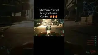 Cyberpunk 2077 2.0 Vehicle Combat is insane! #cyberpunk2077 #cyberpunk #ps5 #cp2077 #trending #viral
