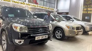 30/1 NHẬP HÀN HYUNDAI SANTAFE 4X4 2 CẦU FORD EVEREST MÁY DẦU 2.5 AT 2010 TOYOTA RAV4 NHẬP MỸ 2009 