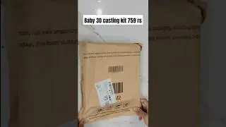 Amazon Baby 3D casting kit 😯 #shorts #amazon #shopping #unboxing #shortsfeed #ytshorts #amazonfinds