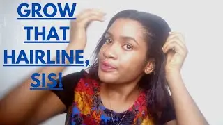 HOW TO REGROW YOUR RELAXED EDGES/ HAIRLINE in 7 days | TWO SIMPLE INGREDIENTS | PRINCESSE GREENE