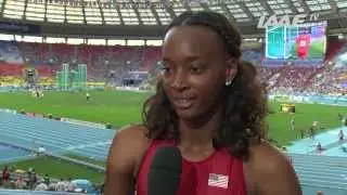 Moscow 2013 - Dalilah MUHAMMAD USA - 400m Hurdles Women - Semi-Final - Heat 1