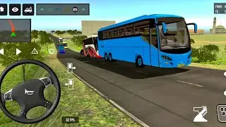 Euro Bus Driving Game PublicTransportation 2024 Indonesia BusSimulator Android Gameplay #86