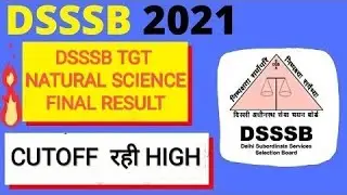 DSSSB TGT Natural science Final Result  | DSSSB TGT Result | Dsssb Tgt update | DSSSB Results.