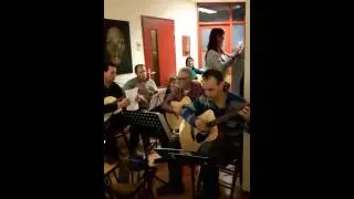 Winteroase  CC Muzentuin  kampvuur gitaar