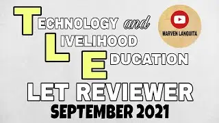 LET REVIEWER SEPTEMBER 2021 | TLE MAJOR | LEPT2021