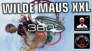 VR Ride Wilde Maus XXL Mack Rides Coaster - 360&deg; video on-ride POV Cranger Kirmes 360&deg; Experience