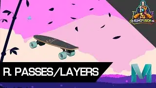 Render Passes & Render Layers Integracion #Maya