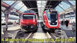 IC 1 nach Genf hat beim Z&uuml;rich HB 6 Minuten Versp&auml;tung! | Schweiz 2026