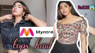 Myntra Tops Haul 2021 under 600 | Latest summer Myntra tops haul | Tanisha Rathod