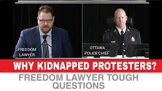 CONVOY LAWYER vs POLICE CHIEF  - Emergencies Act Commission Investigation #canada #ottawa
