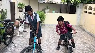 Aaj bhai cycle se school jayega 🥳 | Dhruv yadav vlog 
