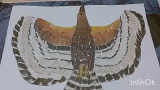 Convert trash into art| Make a paper collage using newspaper pieces | Step by step tutorial 