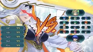 99 Stats Baldr vs ALL FE Main Protagonists [FEH]