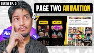 Portfolio Page Two Animation in After Effects | Series Ep. 5