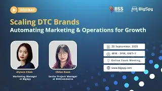 [BigSpy x BSSCommerce] Webinar: Scaling DTC Brands: Automating Marketing & Operations for Growth