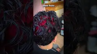 Ghost Roots Hair Coloring #shortsvideo