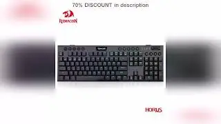 A must-have product! REDRAGON Horus K618 RGB support Bluetooth 5.0 wireless USB 2.4G 3 mode Mechan
