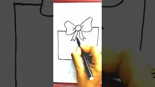 Surprise Gift Box Drawing 😲🎁 #shorts