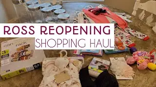 ROSS REOPENING MARKDOWNS | ROSS, HOBBY LOBBY & AT HOME SHOPPING HAUL