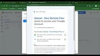 Apps Script - WebApp | Upload Multiple Files NEW VERSION | Show Files Icon | Save To Google Drive
