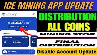 ice Network Mining Stop // ice Network Distribution Again Update // ice Network Latest News