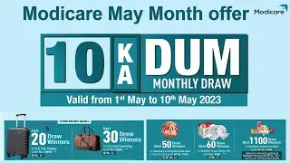 Modicare Offer May 2023 ll Dus Ka Dum Offer ll Latest Offers
