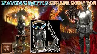Diablo 2 Resurrected -  Sets M'avina's Battle Strafe Bowazon Build Uber Tristram